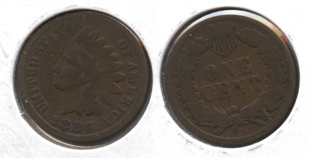 1886 Type 1 Indian Head Cent G-4 #p