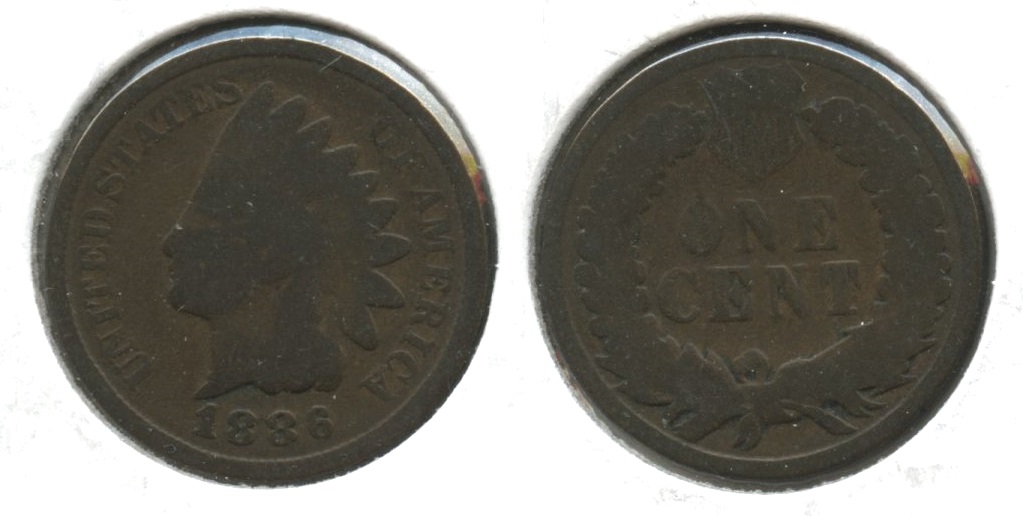 1886 Type 2 Indian Head Cent G-4 #v
