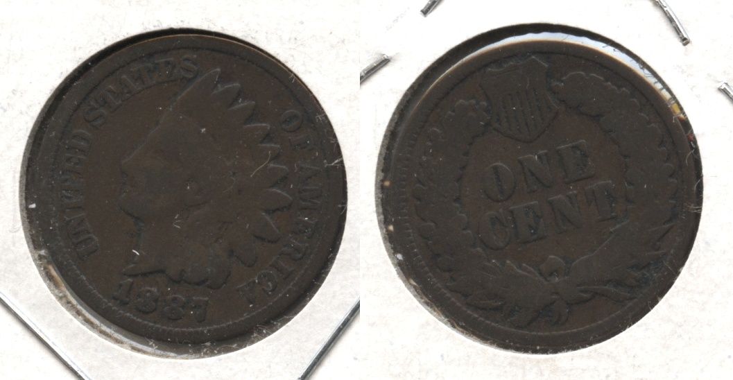 1887 Indian Head Cent Good-4 #h