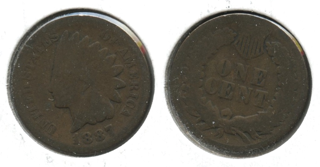 1887 Indian Head Cent Good-4 #m