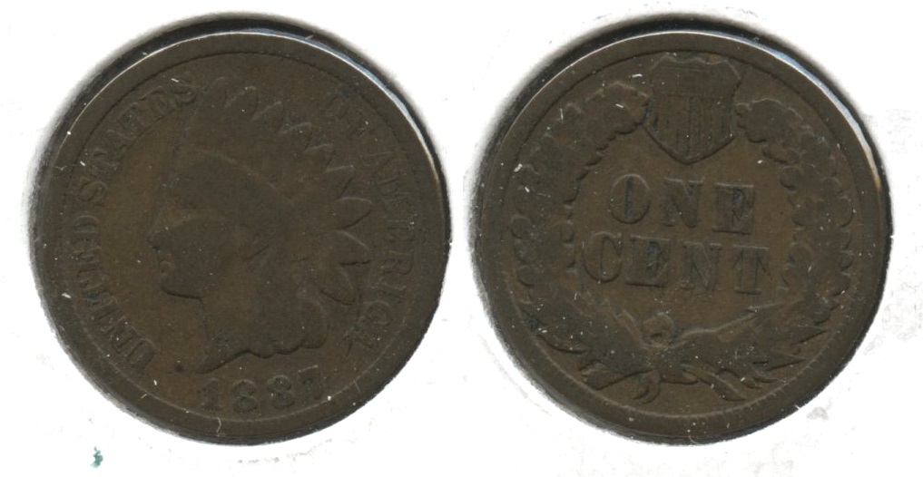 1887 Indian Head Cent Good-4 #o