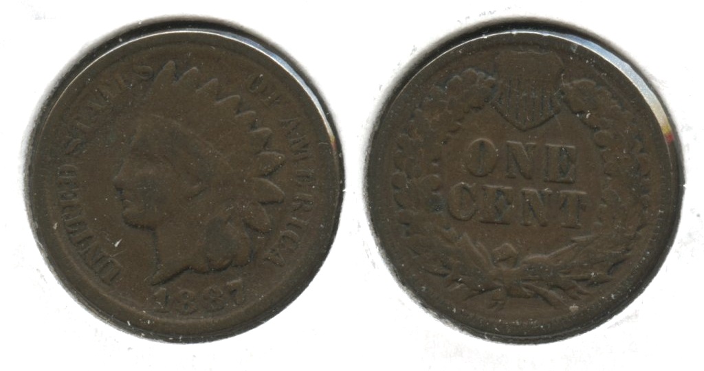 1887 Indian Head Cent Good-4 #p