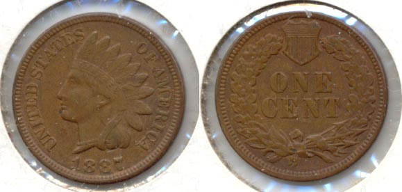 1887 Indian Head Cent VF-20