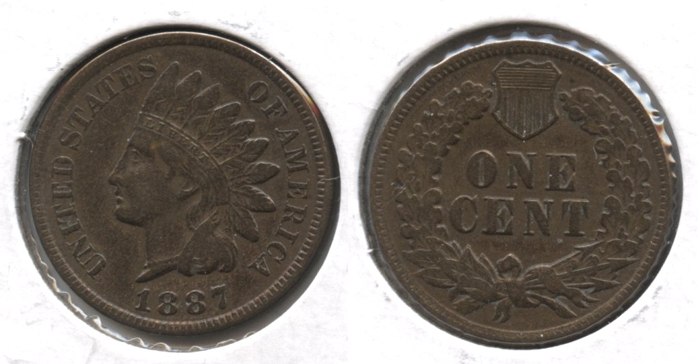 1887 Indian Head Cent VF-20 #c