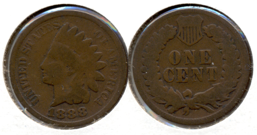 1888 Indian Head Cent Good-4 i