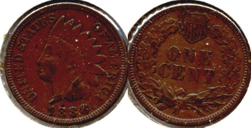 1888 Indian Head Cent VF-20 a