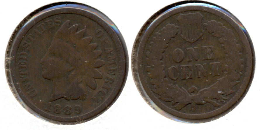 1889 Indian Head Cent Good-4 g