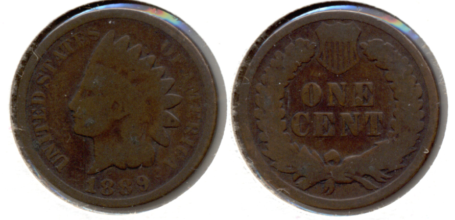1889 Indian Head Cent Good-4 m