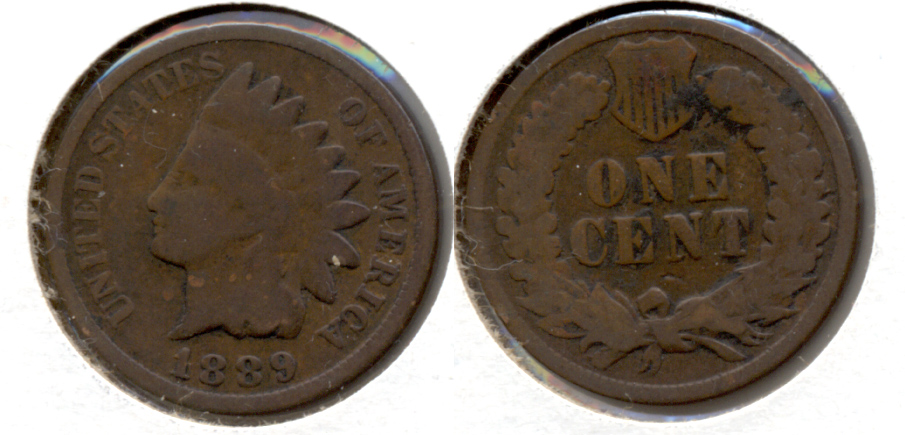 1889 Indian Head Cent Good-4 n