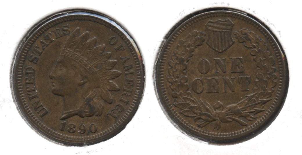 1890 Indian Head Cent EF-40