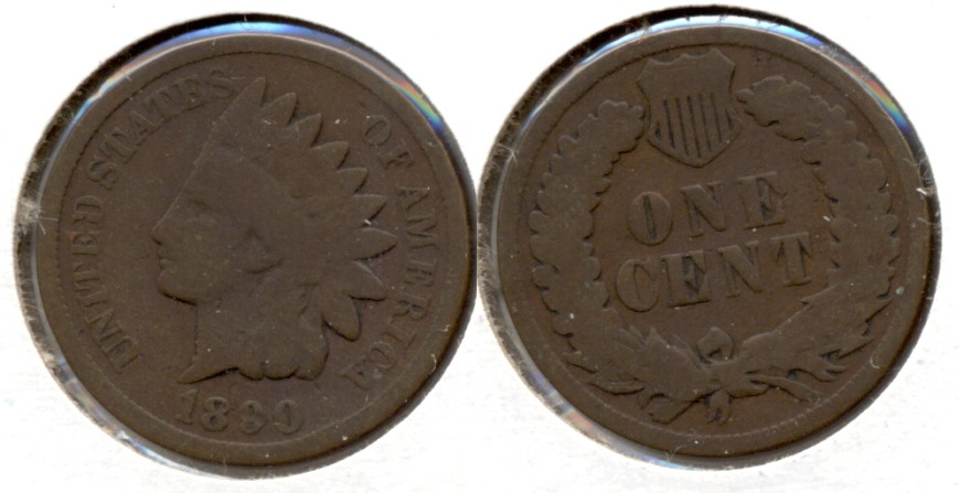 1890 Indian Head Cent Good-4 c