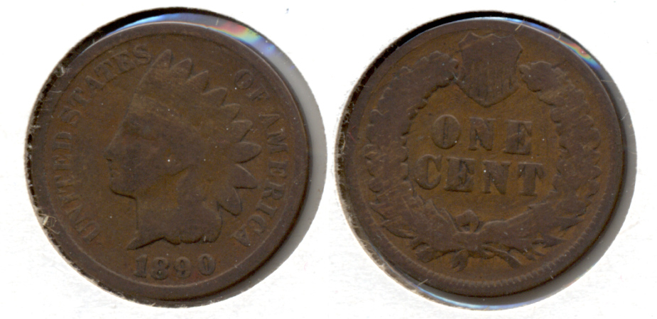 1890 Indian Head Cent Good-4 h