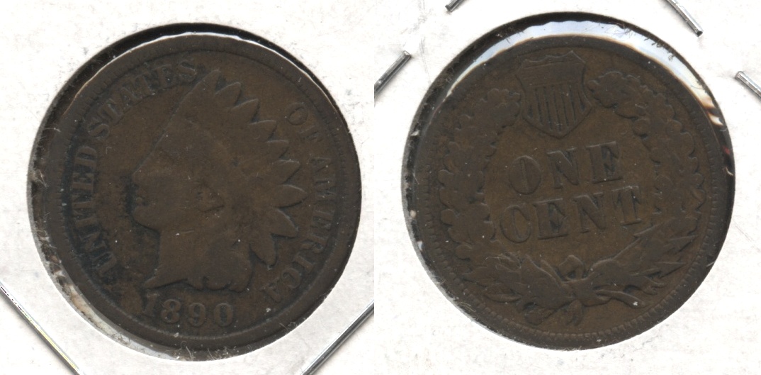 1890 Indian Head Cent Good-4 #w