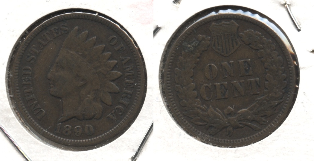 1890 Indian Head Cent VG-8
