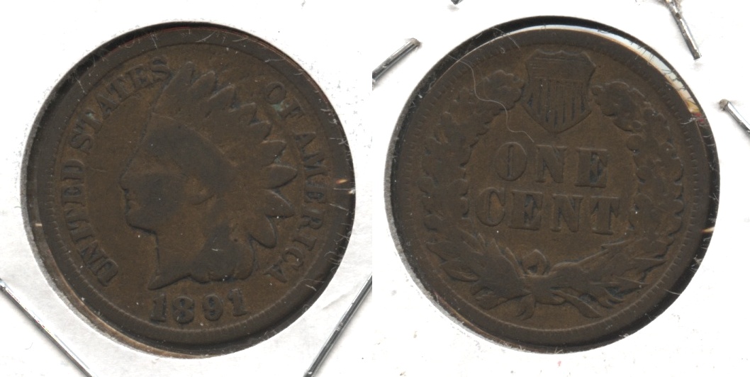 1891 Indian Head Cent Good-4 #n