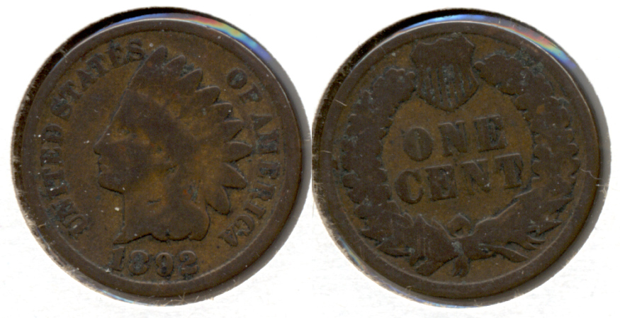 1892 Indian Head Cent Good-4 h