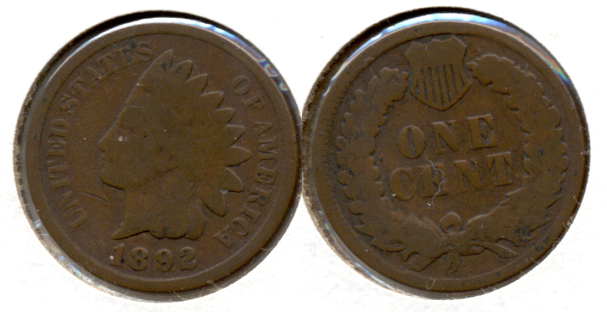 1892 Indian Head Cent Good-4 i
