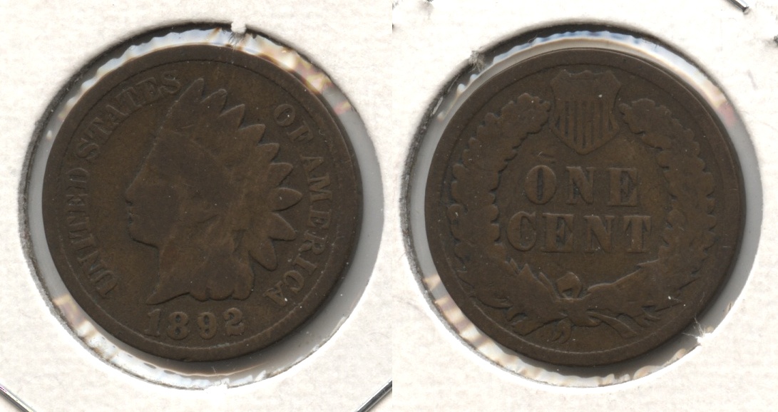 1892 Indian Head Cent Good-4 #s