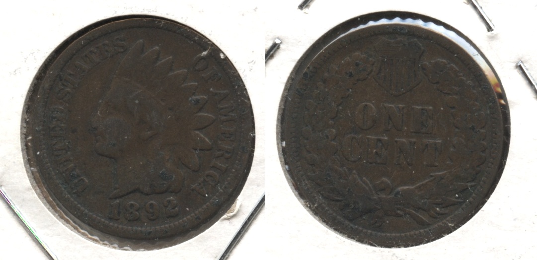 1892 Indian Head Cent Good-4 #v