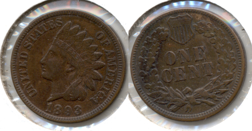 1893 Indian Head Cent EF-40 a