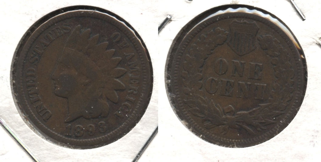 1893 Indian Head Cent VG-8 #c
