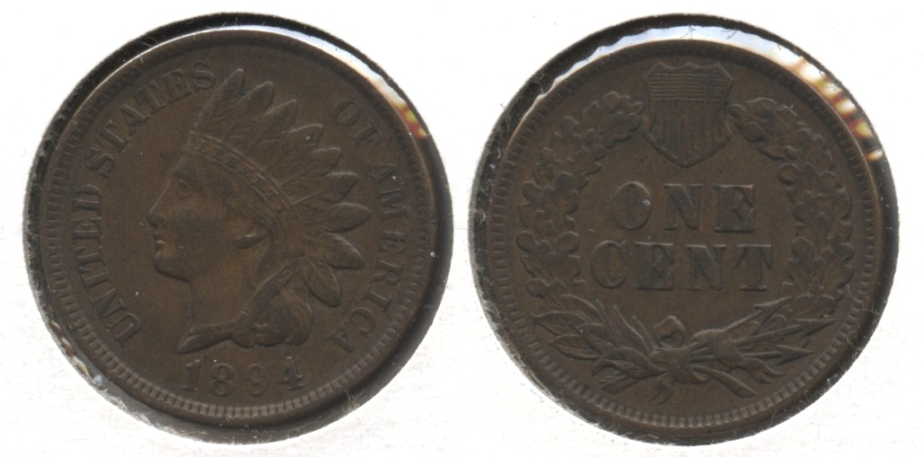 1894 Indian Head Cent AU-50