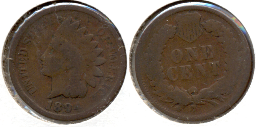 1894 Indian Head Cent Good-4 ab