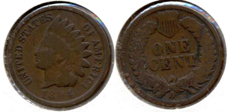 1894 Indian Head Cent Good-4 ad
