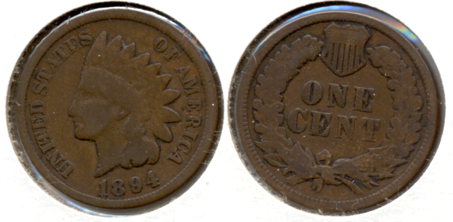1894 Indian Head Cent Good-4 ap