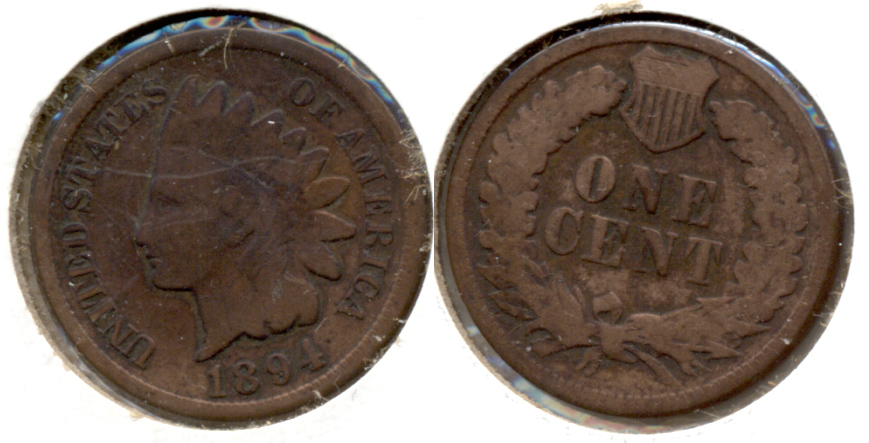 1894 Indian Head Cent Good-4 b
