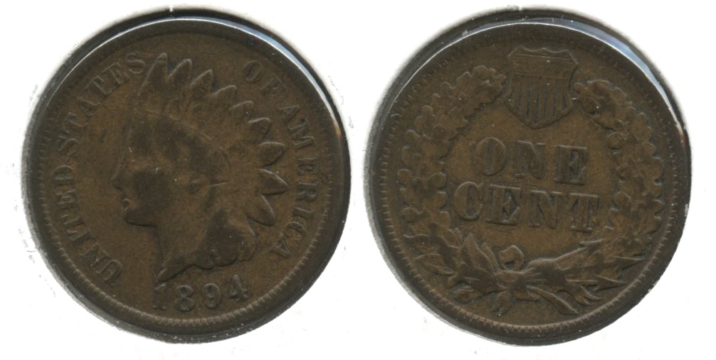 1894 Indian Head Cent Good-4 #bv