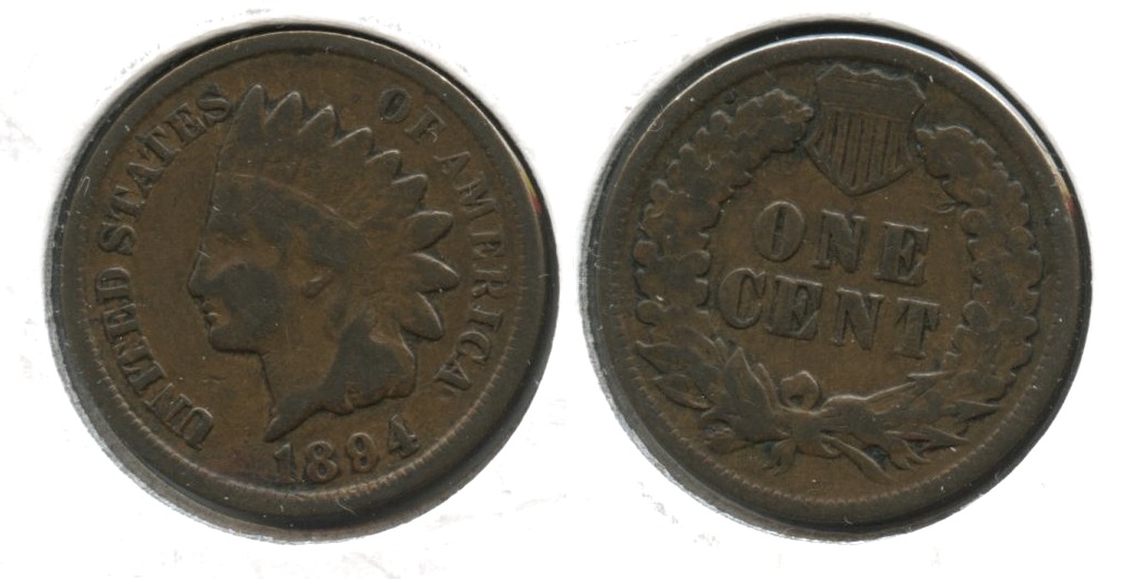 1894 Indian Head Cent Good-4 #by