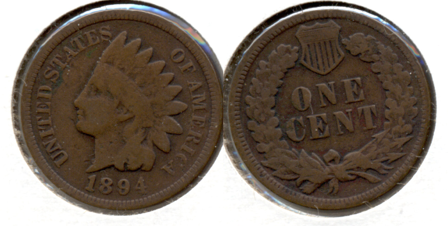 1894 Indian Head Cent Good-4 e