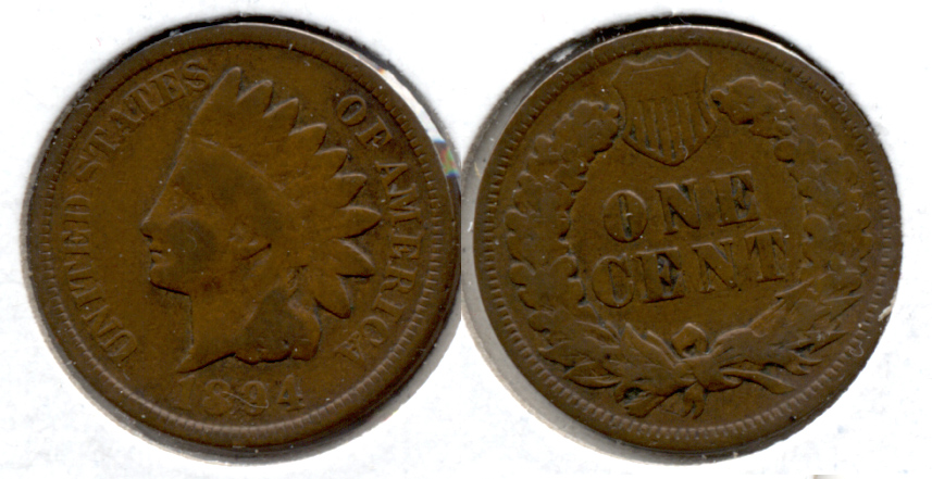 1894 Indian Head Cent Good-4 h