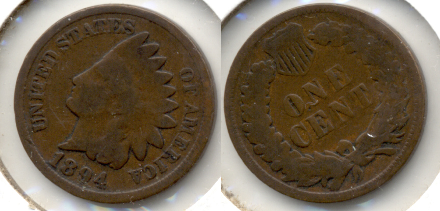 1894 Indian Head Cent Good-4 l