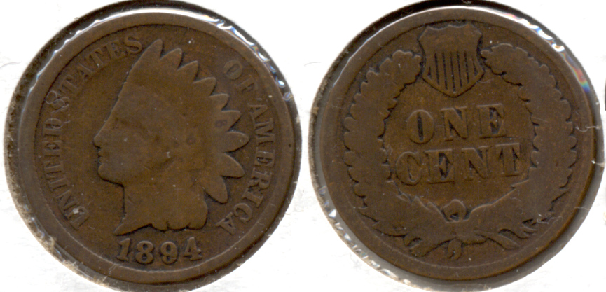 1894 Indian Head Cent Good-4 y