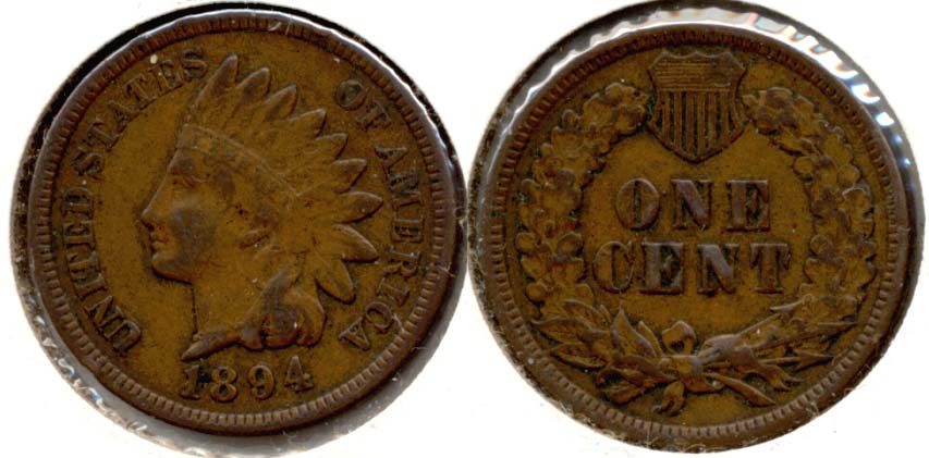 1894 Indian Head Cent VF-20
