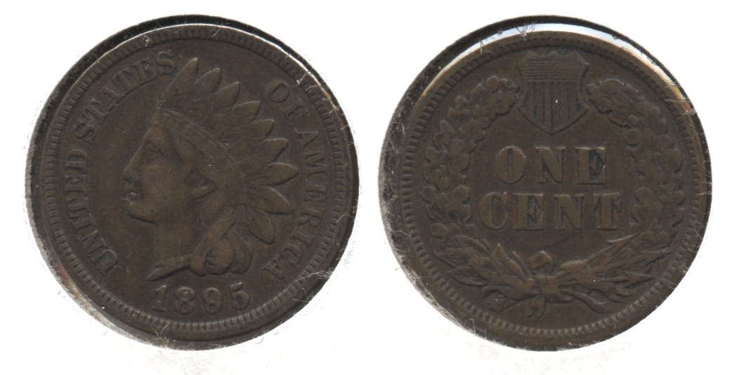 1895 Indian Head Cent Fine-12 #a