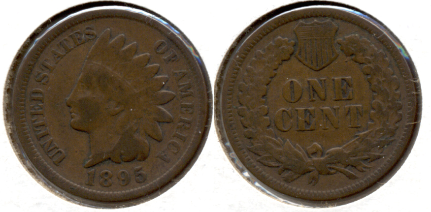 1895 Indian Head Cent Good-4 j