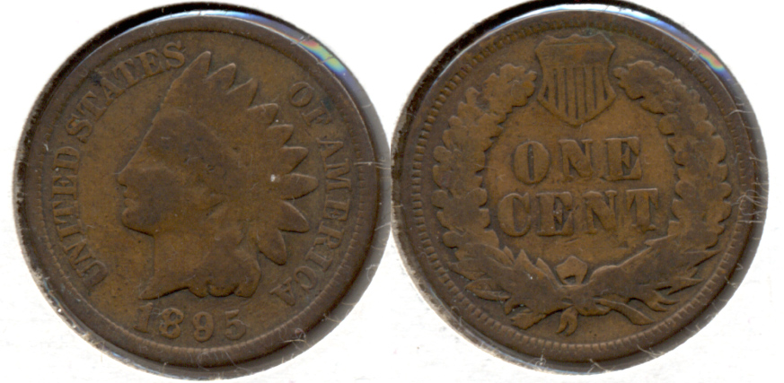 1895 Indian Head Cent Good-4 s