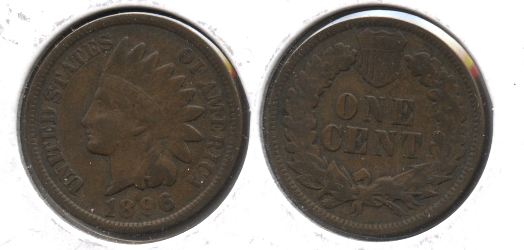 1896 Indian Head Cent Fine-12