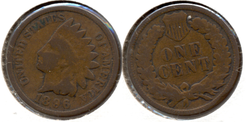 1896 Indian Head Cent Good-4 a