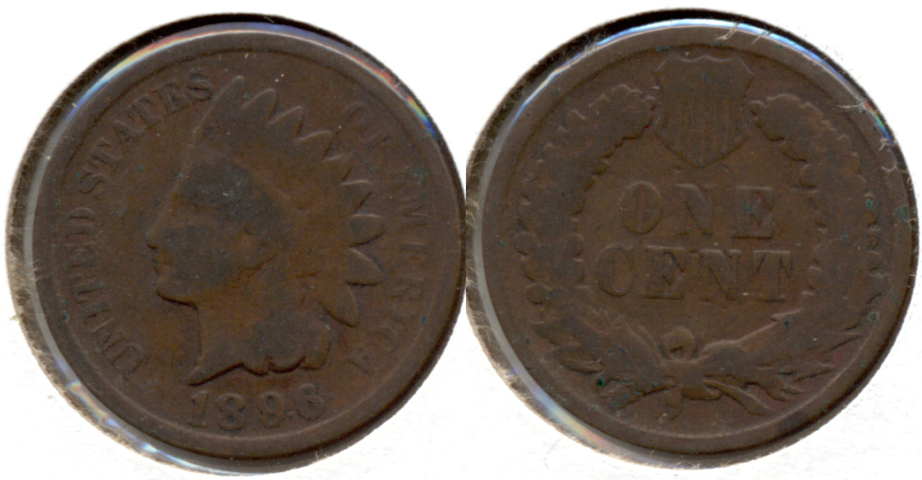 1896 Indian Head Cent Good-4 e