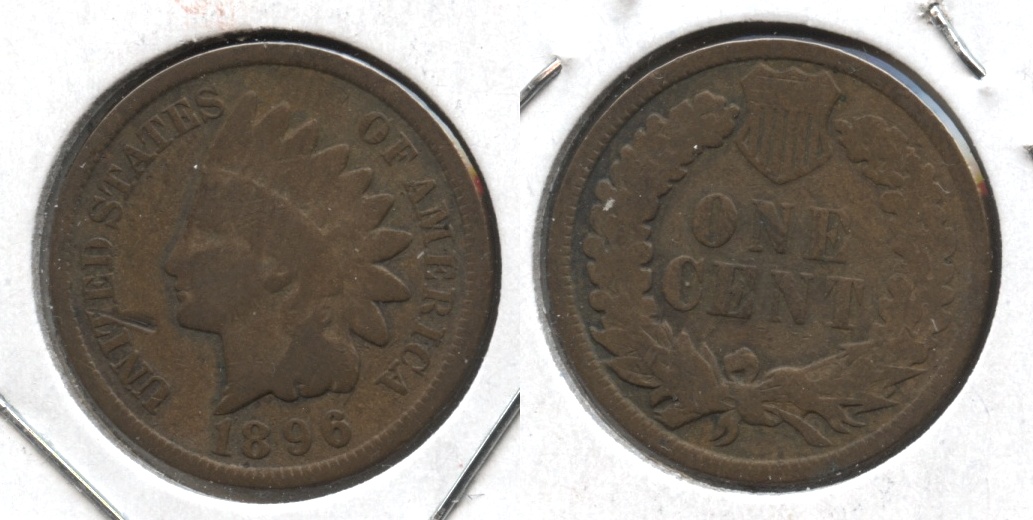 1896 Indian Head Cent Good-4 #k