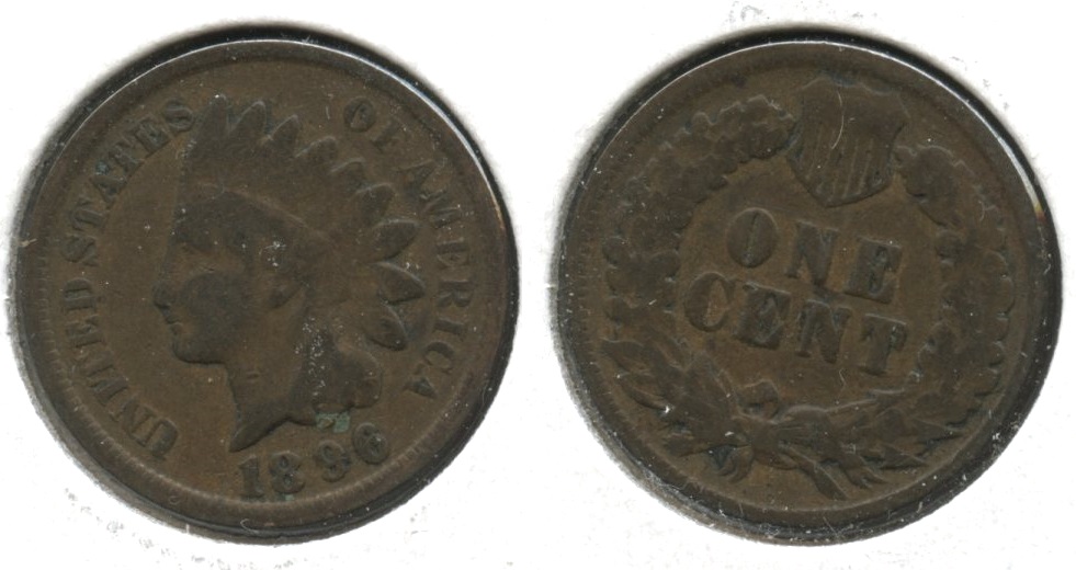 1896 Indian Head Cent Good-4 #p