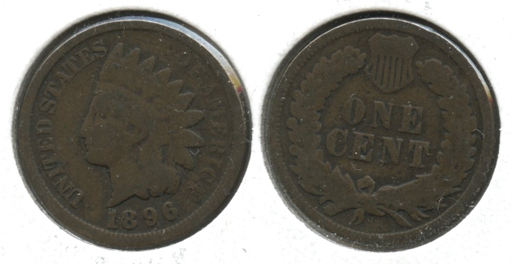 1896 Indian Head Cent Good-4 #q