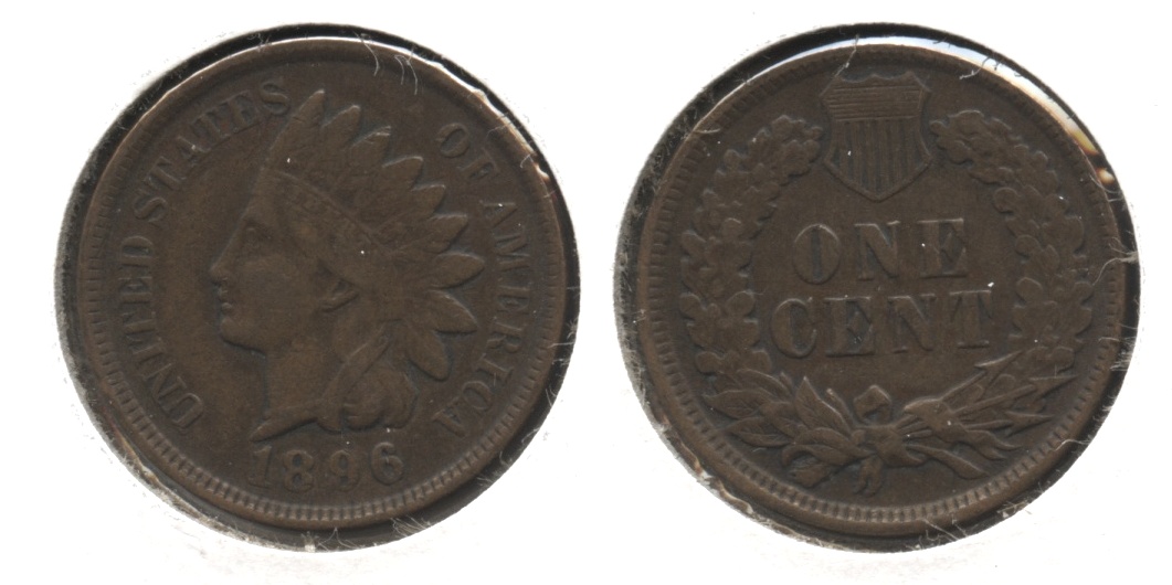 1896 Indian Head Cent VF-20 #a
