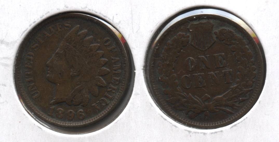 1896 Indian Head Cent VF-20 #c