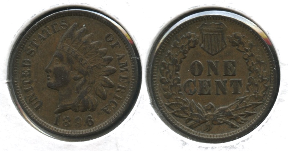 1896 Indian Head Cent VF-20 #d