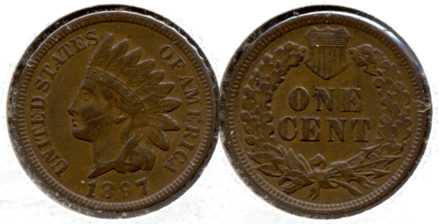 1897 Indian Head Cent EF-40